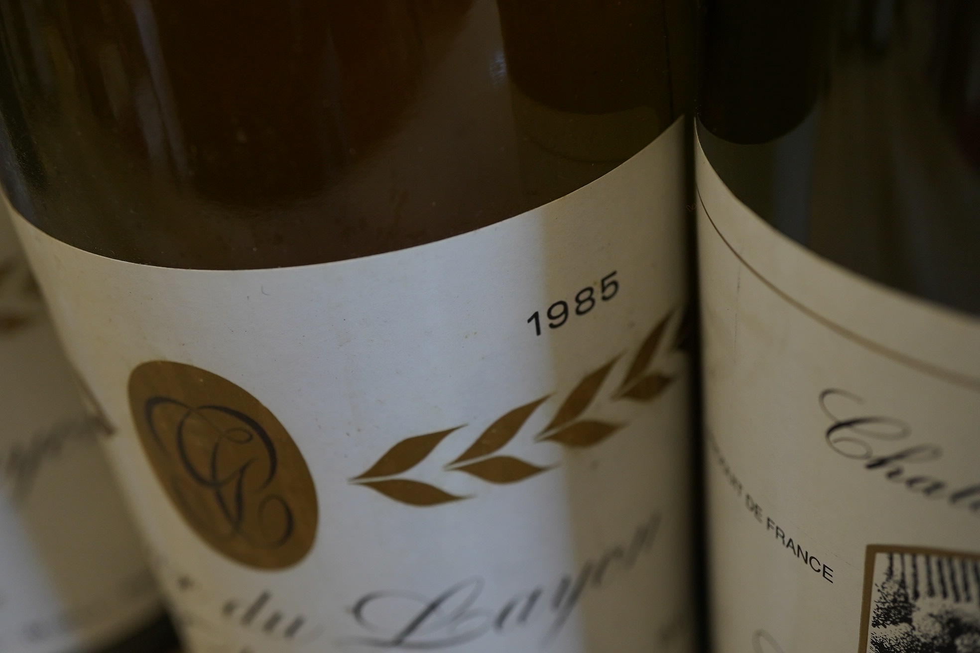 Eleven bottles of 1983 Chateau Du Layon Chaume, one 1985 bottle and one 1993 Chatueau de Bellevue Coteaux du Layon